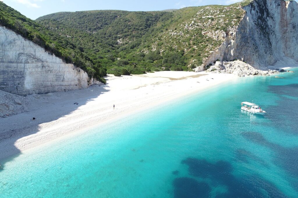 Fteri beach in Kefalonia